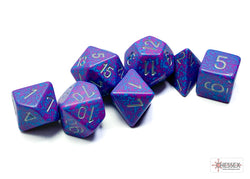 Chessex CHX25347 Speckled Silver Tetra Polyhedral 7-Dice Set