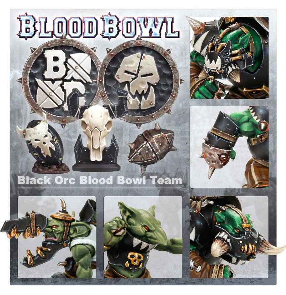 Blood Bowl: Black Orc Team - Thunder Valley Greenskins