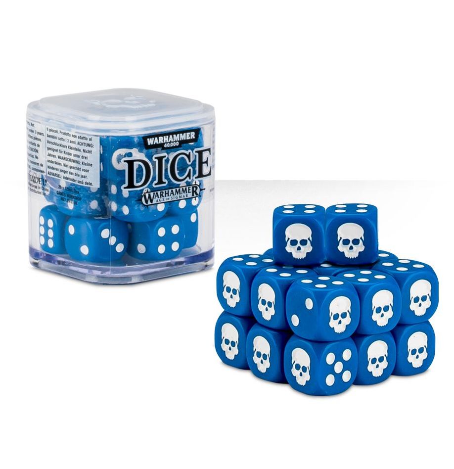 Warhammer Dice Set - Blue