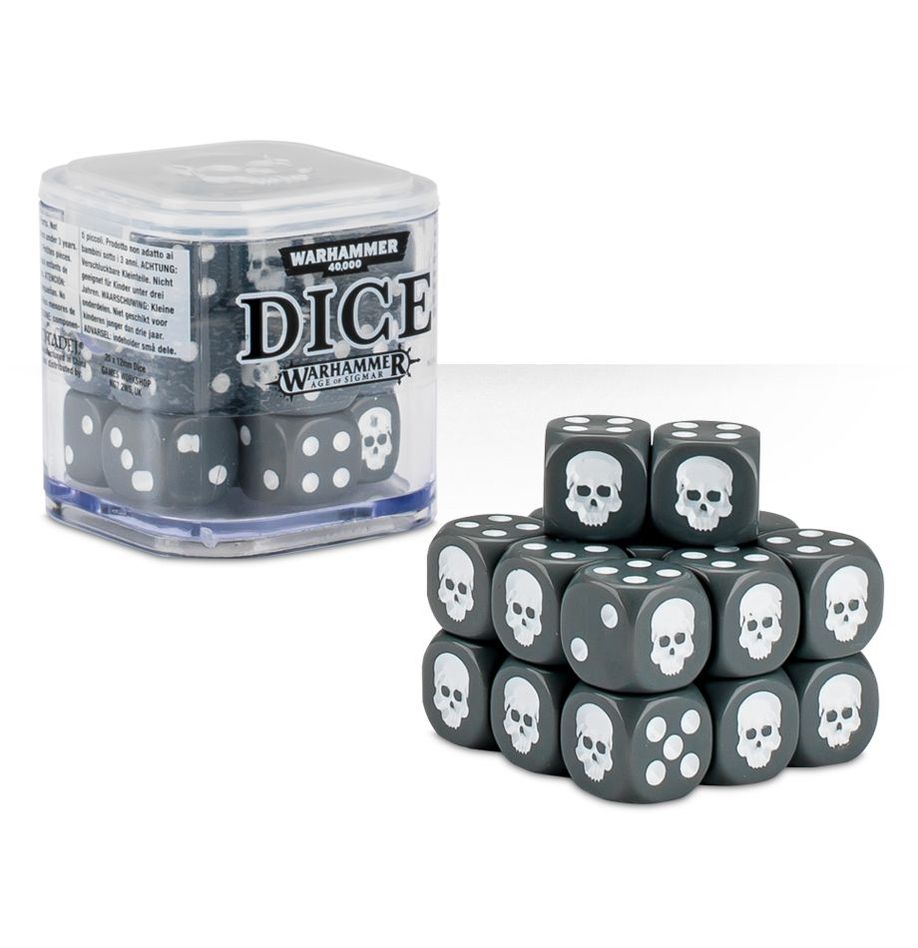 Warhammer Dice Set - Grey