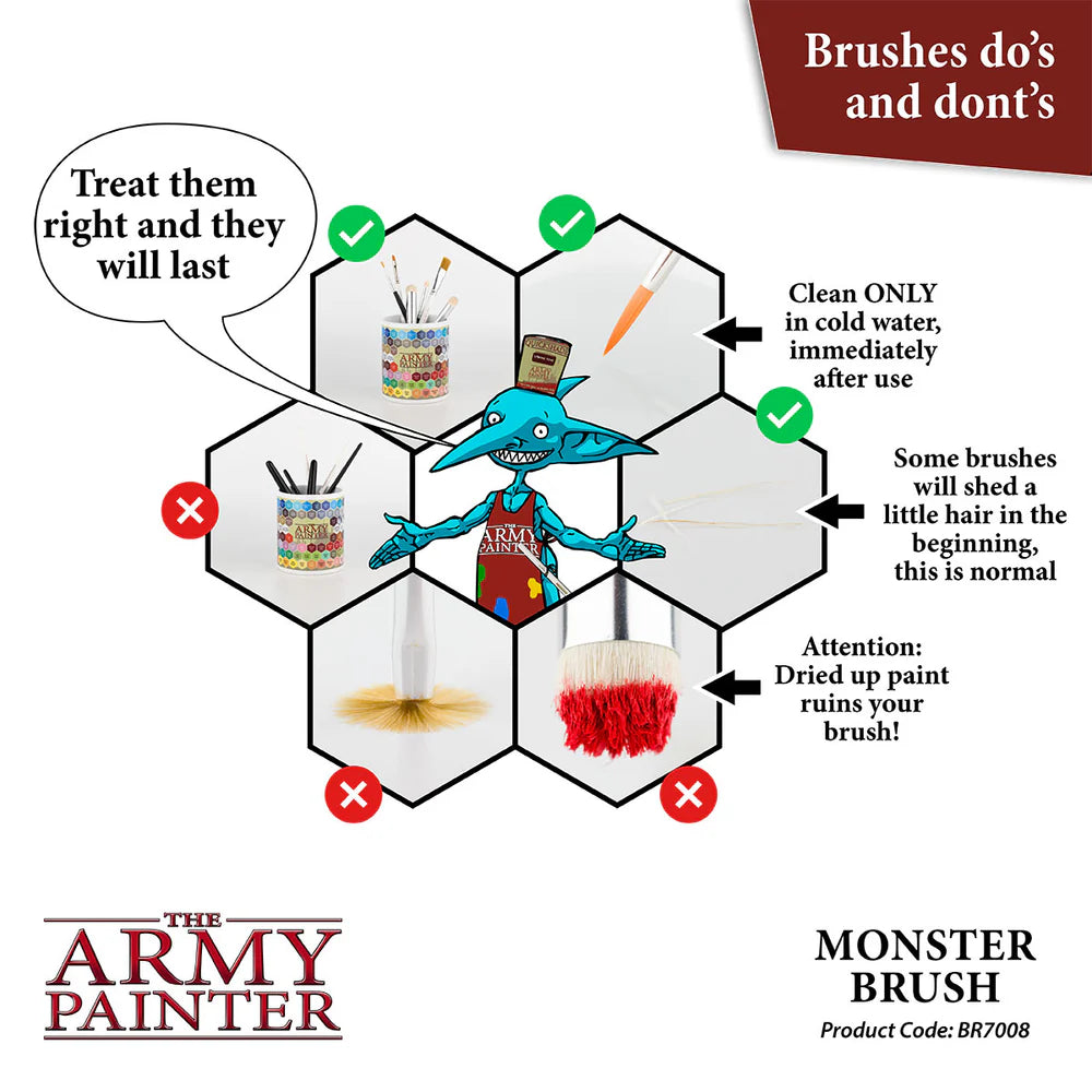 Army Painter - Wargamer Brush: Monster Brush