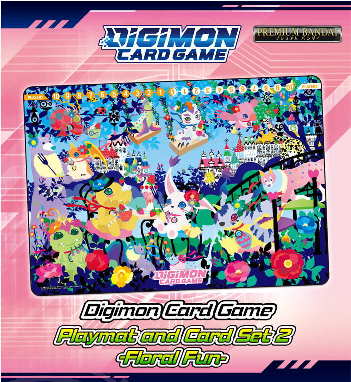 Digimon TCG: Floral Fun - Playmat and Card Set 2 [PB-09]