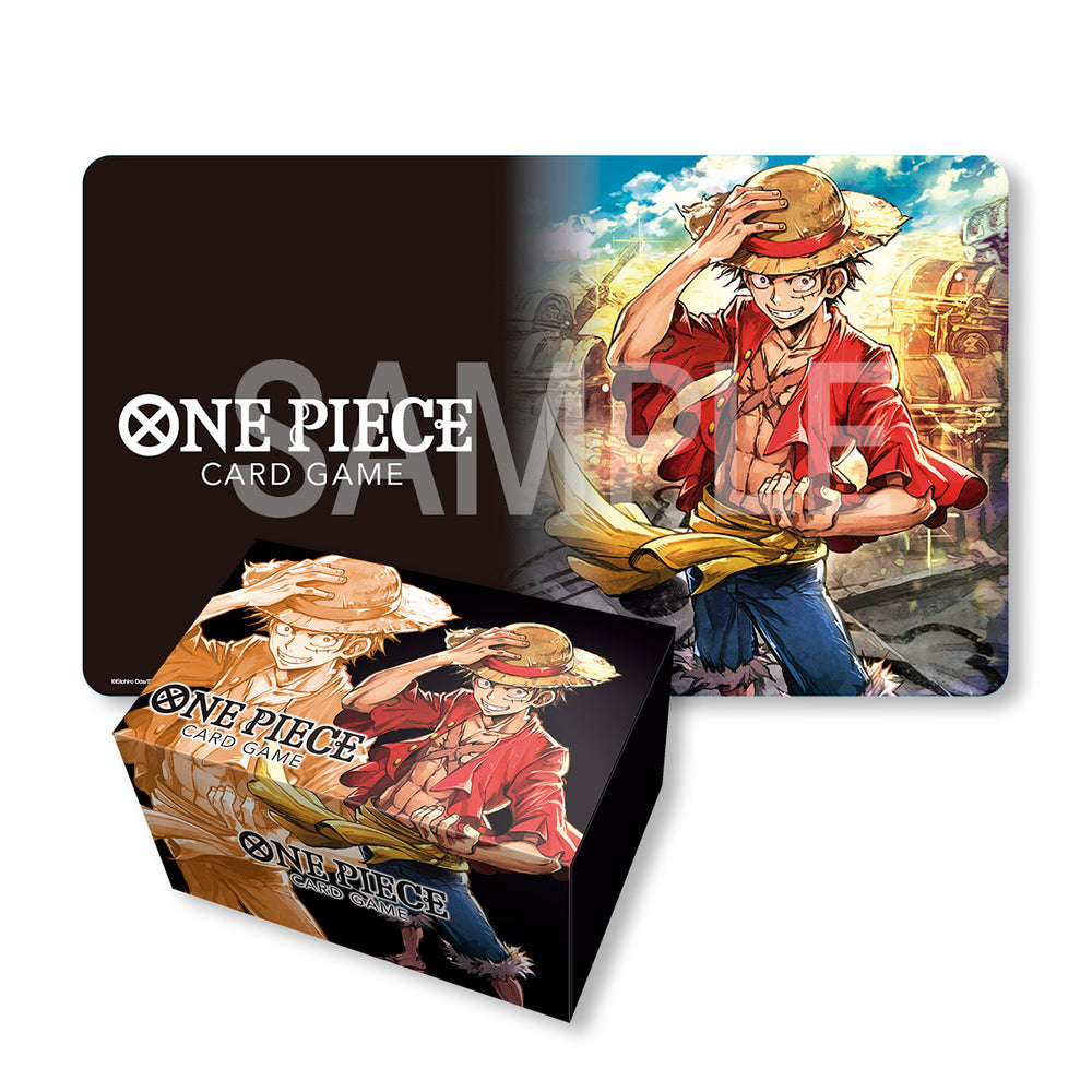 Playmat and Storage Box Set - Monkey.D.Luffy