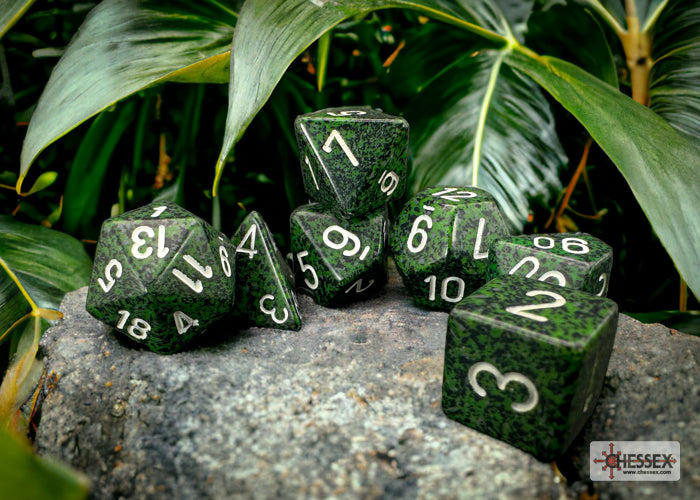 Chessex CHX25325 Speckled Recon Polyhedral 7-Dice Set