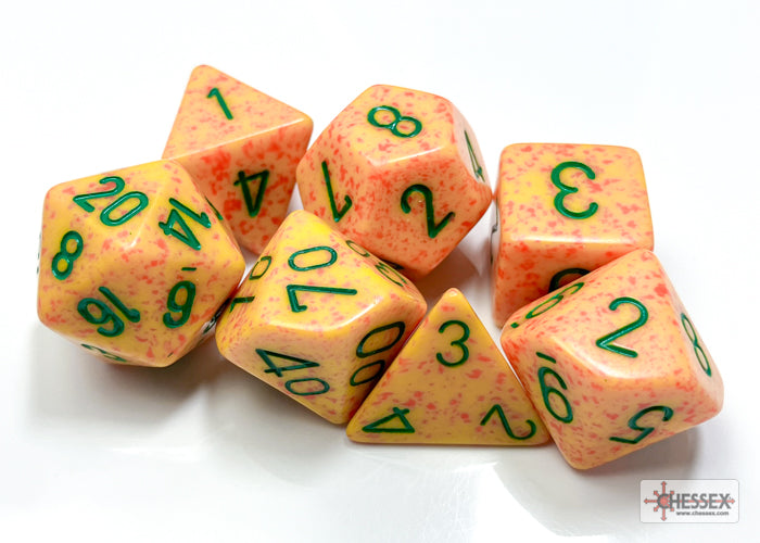 Chessex CHX25312 Speckled Lotus Polyhedral 7-Dice Set