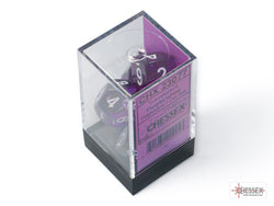 Chessex CHX23077 Translucent Purple/white Polyhedral 7-Dice Set