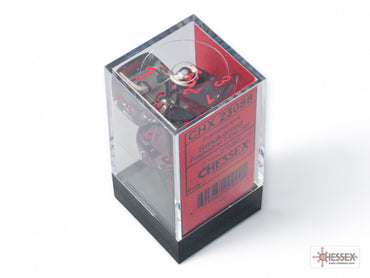 Chessex CHX23088 Translucent Smoke/red Polyhedral 7-Dice Set