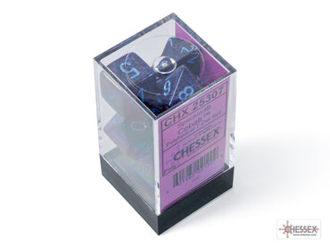 Chessex CHX25307 Speckled Cobalt Polyhedral 7-Dice Set