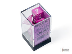 Chessex CHX25427 Opaque Light Purple/white Polyhedral 7-Dice Set