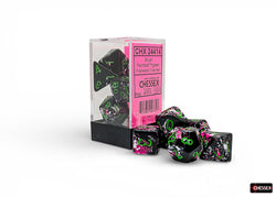 Chessex CHX24414 Brush Paintball/Green Polyhedral 7-Die Set