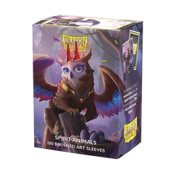 Dragon Shield: Standard 100ct Brushed Art Sleeves - The Dragowlis