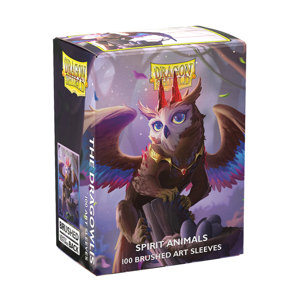 Dragon Shield: Standard 100ct Brushed Art Sleeves - The Dragowlis
