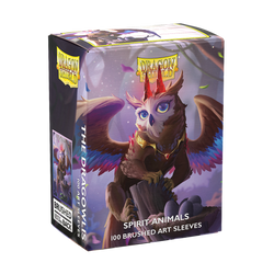 Dragon Shield: Standard 100ct Brushed Art Sleeves - The Dragowlis