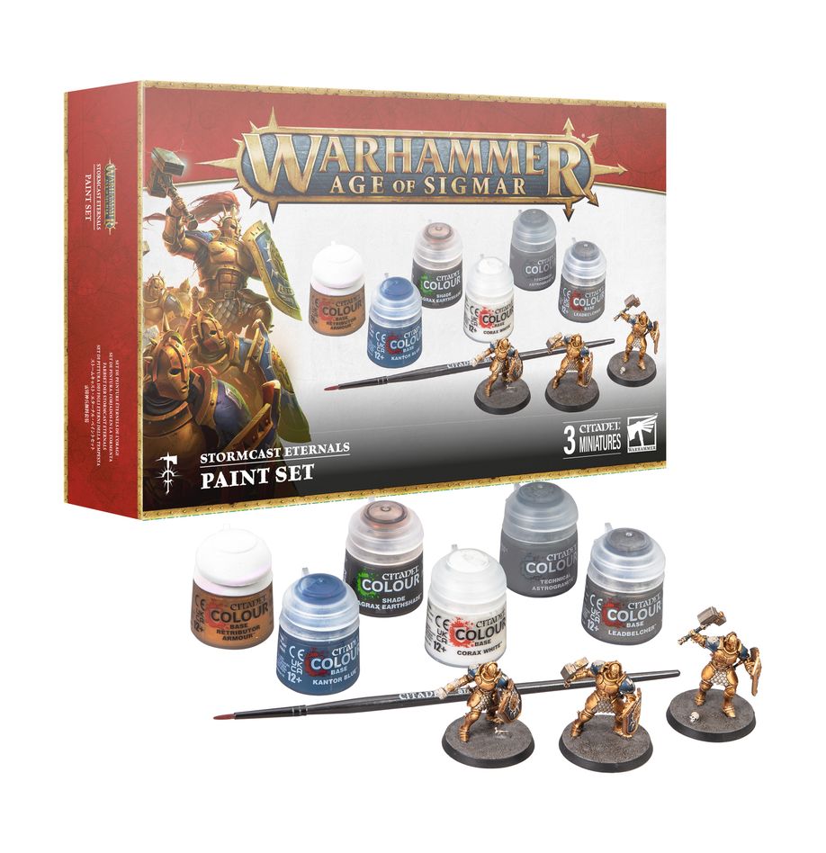 Warhammer Age of Sigmar: Stormcast Eternals + Paint Set