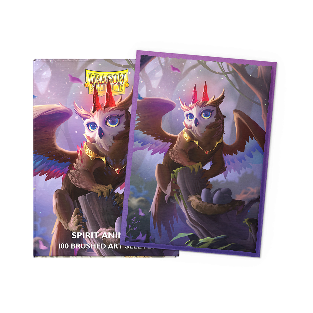 Dragon Shield: Standard 100ct Brushed Art Sleeves - The Dragowlis