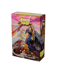 Dragon Shield: Japanese Size 60ct Brushed Art Sleeves - Valentine Dragons (2023)