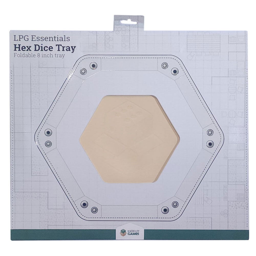 Let's Play Games Hex Dice Tray 8" Yellow