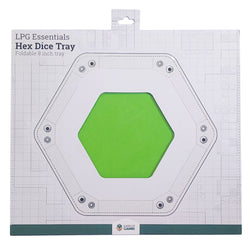 Let's Play Games Hex Dice Tray 8" Green
