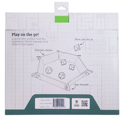 Let's Play Games Hex Dice Tray 8" Green