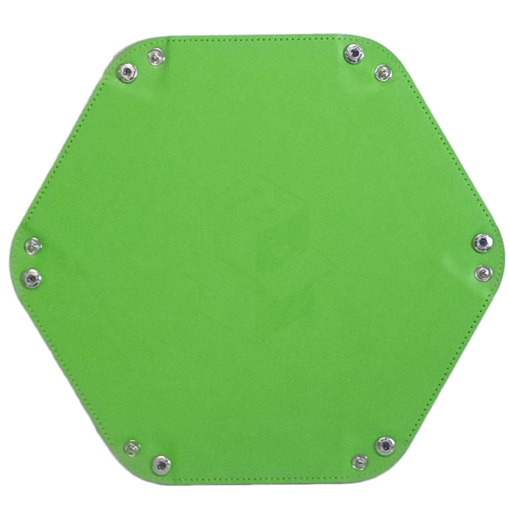 Let's Play Games Hex Dice Tray 8" Green