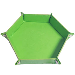 Let's Play Games Hex Dice Tray 8" Green