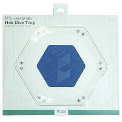 Let's Play Games Hex Dice Tray 8" Blue