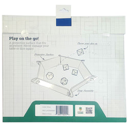 Let's Play Games Hex Dice Tray 6" Blue