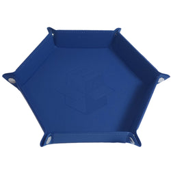 Let's Play Games Hex Dice Tray 6" Blue