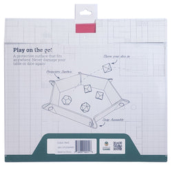 Let's Play Games Hex Dice Tray 6" Red