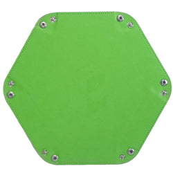 Let's Play Games Hex Dice Tray 6" Green