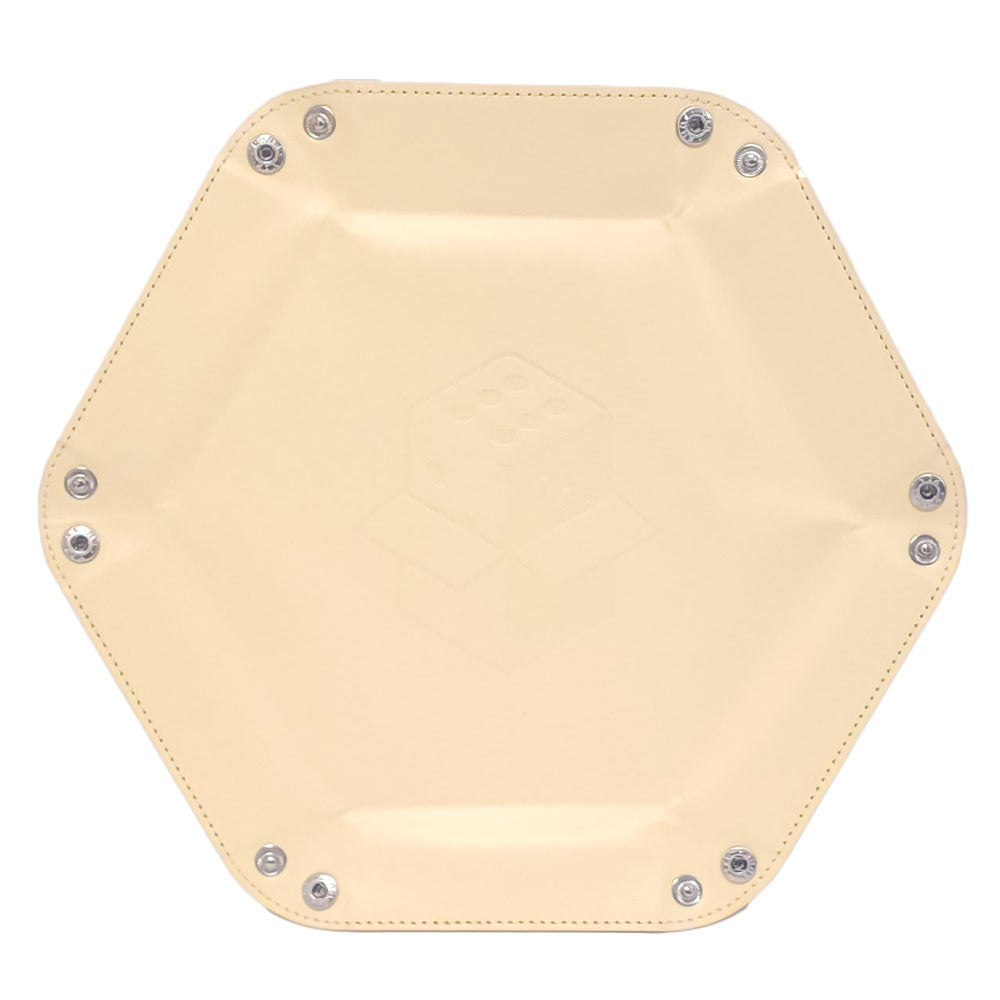 Let's Play Games Hex Dice Tray 6" Yellow
