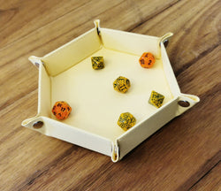 Let's Play Games Hex Dice Tray 6" Yellow