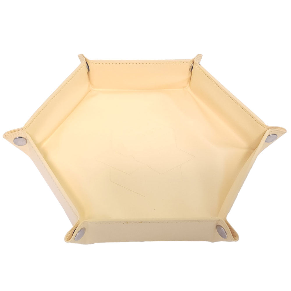Let's Play Games Hex Dice Tray 6" Yellow