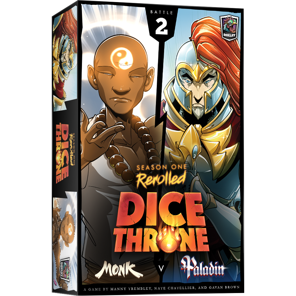 Dice Throne Season One ReRolled: Battle 2 - Monk V Paladin