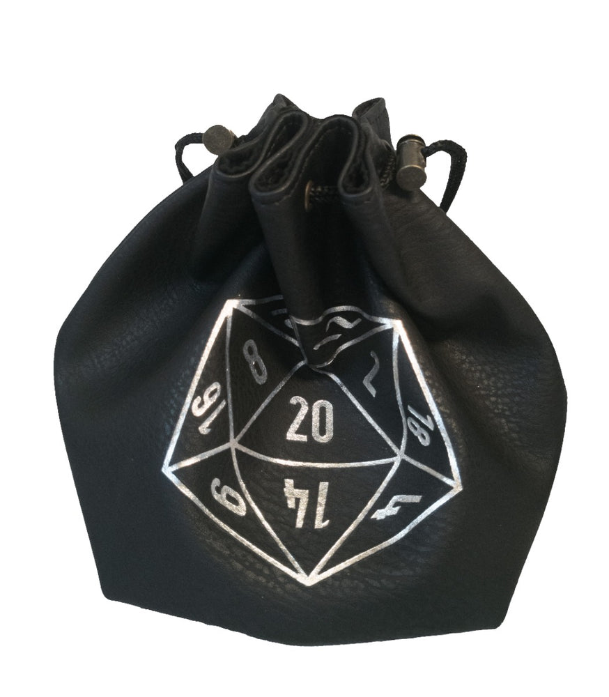 Let's Play Games Dice Bag - Large Black