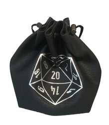 Let's Play Games Dice Bag - Large Black