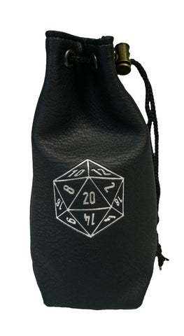 Let's Play Games Dice Bag - Small Black