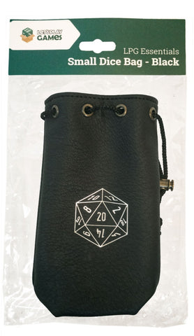 Let's Play Games Dice Bag - Small Black