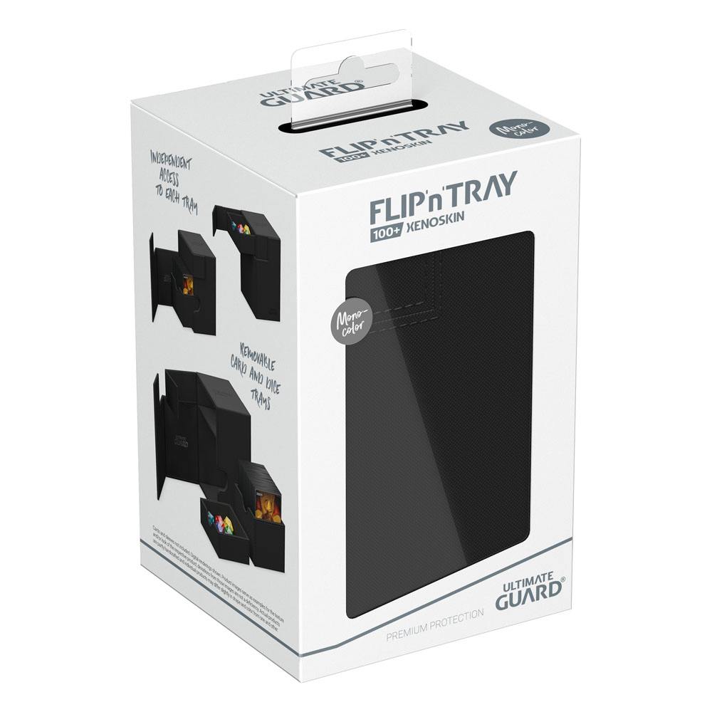 Ultimate Guard - Flip'n'tray 100+ XenoSkin Monocolor Black Deck Box