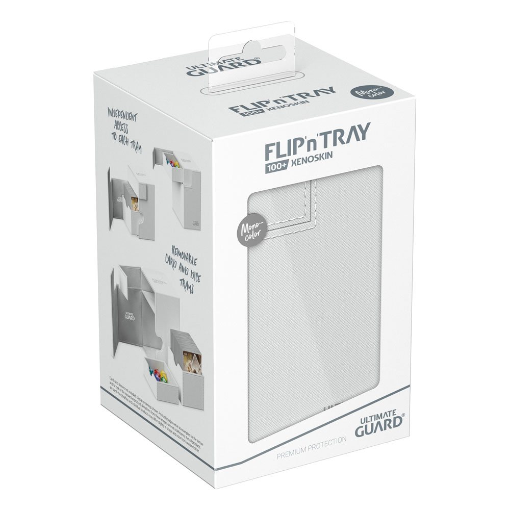 Ultimate Guard - Flip'n'tray 100+ XenoSkin Monocolor White Deck Box