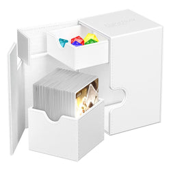 Ultimate Guard - Flip'n'tray 100+ XenoSkin Monocolor White Deck Box