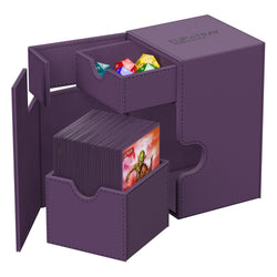 Ultimate Guard - Flip'n'tray 100+ XenoSkin Monocolor Purple Deck Box