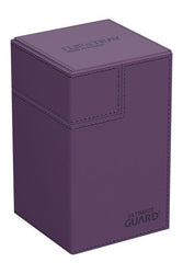 Ultimate Guard - Flip'n'tray 100+ XenoSkin Monocolor Purple Deck Box