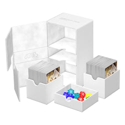 Ultimate Guard - Twin Flip'n'tray 200+ XenoSkin Monocolor White Deck Box