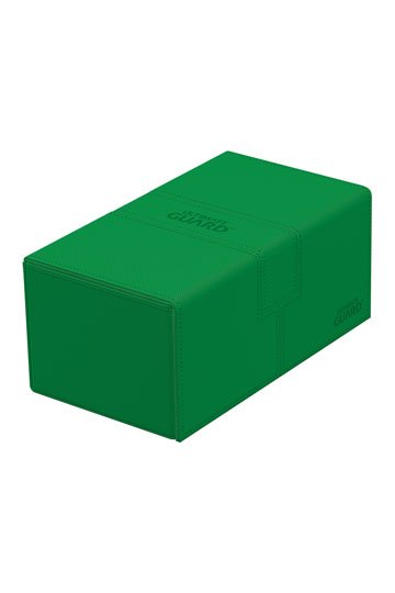 Ultimate Guard - Twin Flip n Tray 200+ XenoSkin Monocolor Green Deck Box