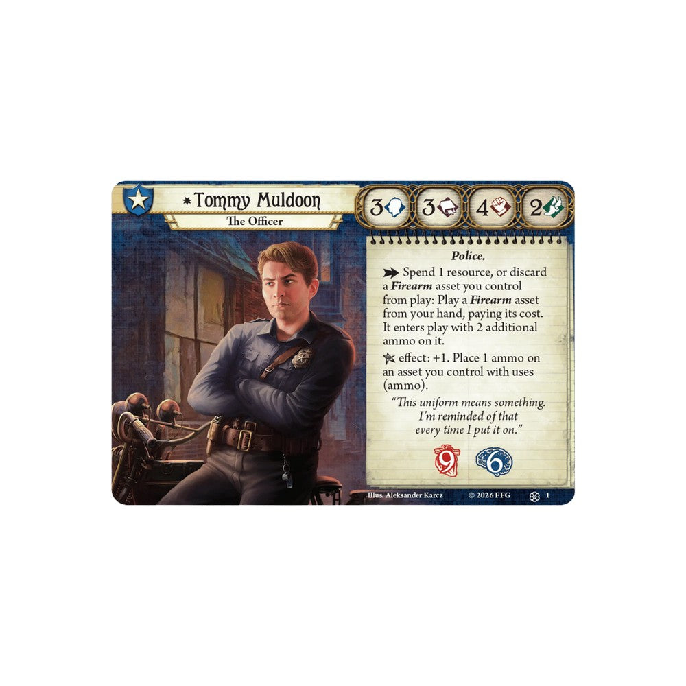 Arkham Horror: The Card Game - Investigator Deck: Tommy Muldoon