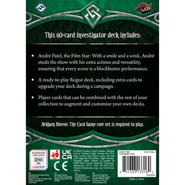 Arkham Horror: The Card Game - Investigator Deck: André Patel