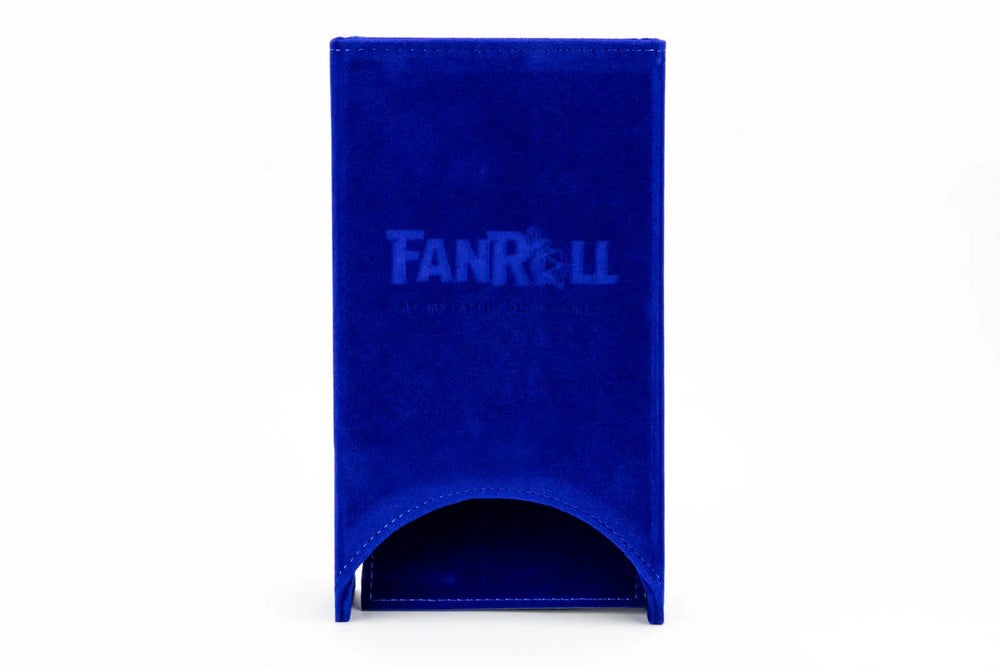 FanRoll - Fold Up Velvet Dice Tower (Blue)