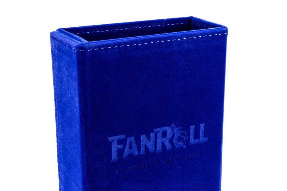 FanRoll - Fold Up Velvet Dice Tower (Blue)