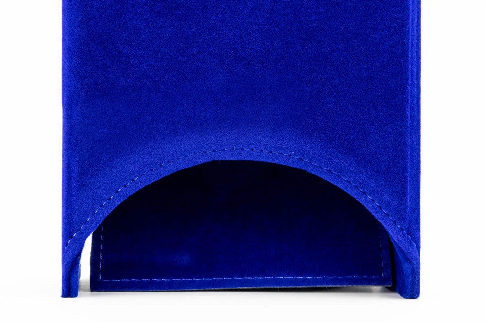 FanRoll - Fold Up Velvet Dice Tower (Blue)